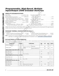MAX9132GUP/V+T Datasheet Page 2