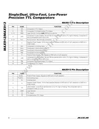 MAX913EUA-T Datasheet Page 6
