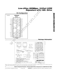MAX9153EUI+T Datasheet Page 11