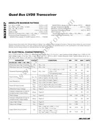 MAX9157EGJ+T Datasheet Page 2