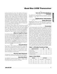 MAX9157EGJ+T Datasheet Page 9