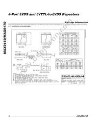 MAX9169EUE+T Datasheet Page 18