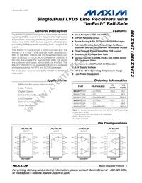 MAX9171EKA+T Datasheet Cover