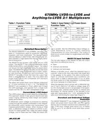 MAX9177EUB+T Datasheet Page 9