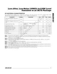 MAX9181EXT-T Datasheet Page 3