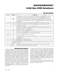 MAX9205EAI/V+T Datasheet Page 5