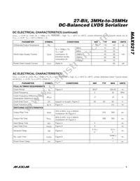 MAX9217ECM+CPG Datasheet Page 3