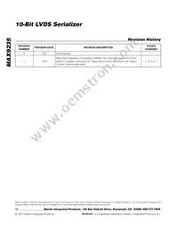 MAX9235ETE+TGA8 Datasheet Page 12