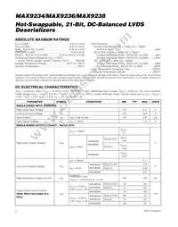 MAX9236EUM-D Datasheet Page 2