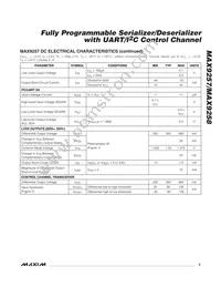 MAX9257GTL/V+T Datasheet Page 3