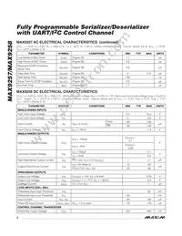 MAX9257GTL/V+T Datasheet Page 6