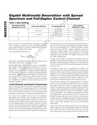 MAX9270GTN/V+ Datasheet Page 18