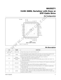 MAX9271GTJ/V+ Datasheet Page 11
