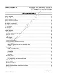 MAX9279GTN/V+ Datasheet Page 2