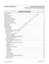 MAX9282AGTM/V+T Datasheet Page 3