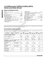 MAX9315EUP+T Datasheet Page 2