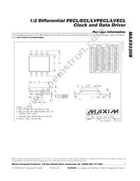 MAX9320BESA+ Datasheet Page 7