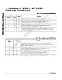 MAX9320ESA/GG8 Datasheet Page 6