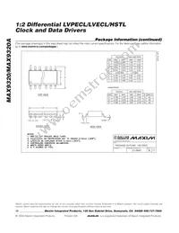 MAX9320ESA/GG8 Datasheet Page 10