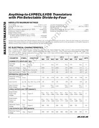 MAX9378EUA/GG8 Datasheet Page 2