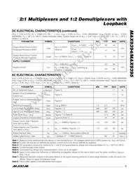 MAX9395EHJ+T Datasheet Page 3