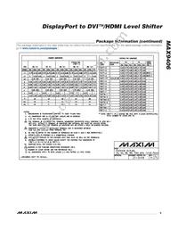 MAX9406ETM+T Datasheet Page 9