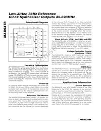 MAX9476EUG-T Datasheet Page 6