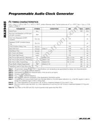 MAX9485ETP-T Datasheet Page 4