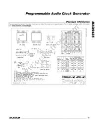 MAX9485ETP-T Datasheet Page 15