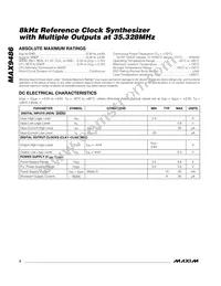 MAX9486EUG-T Datasheet Page 2