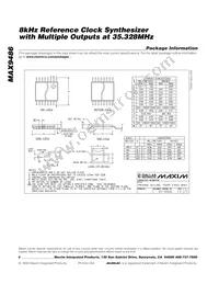 MAX9486EUG-T Datasheet Page 8