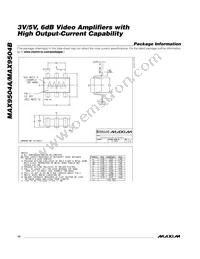 MAX9504BEUT+ Datasheet Page 14