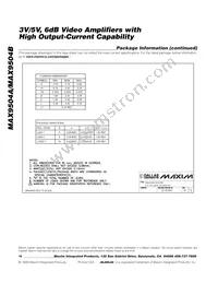 MAX9504BEUT+ Datasheet Page 16