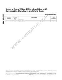 MAX9515ABS+T Datasheet Page 10
