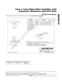 MAX9519ARS+T Datasheet Page 9