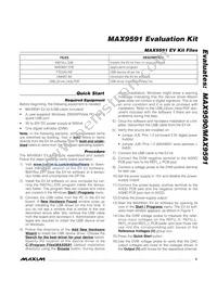 MAX9591ETU+T Datasheet Page 3