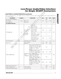 MAX9597CTI+T Datasheet Page 3