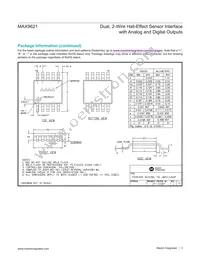 MAX9621AUB+T Datasheet Page 3