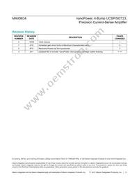 MAX9634WERS+T Datasheet Page 11