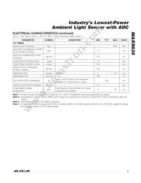 MAX9635ESA+ Datasheet Page 3