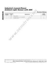 MAX9635ESA+ Datasheet Page 20