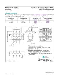 MAX9636C/D+ Datasheet Page 12