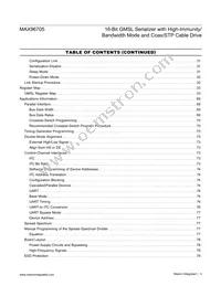 MAX96705GTJ/V+T Datasheet Page 3