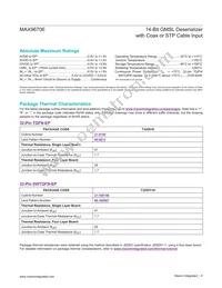 MAX96706GTJ+T Datasheet Page 6