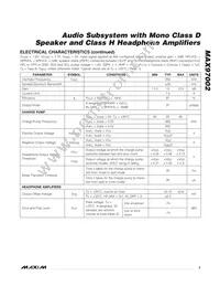 MAX97002EWP+T Datasheet Page 7