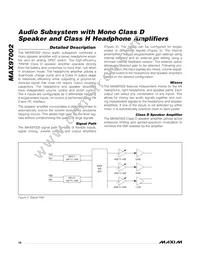MAX97002EWP+T Datasheet Page 18