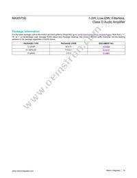 MAX9700CEBC+ Datasheet Page 16