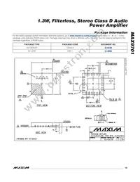 MAX9701ETG+T Datasheet Page 19