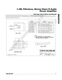 MAX9701ETG+T Datasheet Page 21