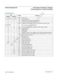 MAX9704ETJ+T Datasheet Page 7